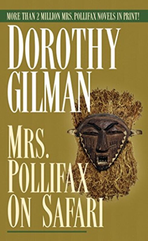 Book cover for "Mrs. Pollifax on Safari" by Dorothy Gilman