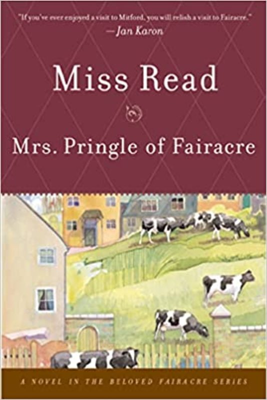 Book cover for "Mrs. Pringle of Fairacre" by Miss Read