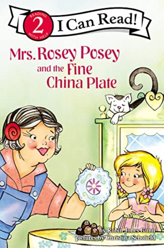 Book cover for "Mrs. Rosey Posey and the Fine China Plate" by Robin Jones Gunn