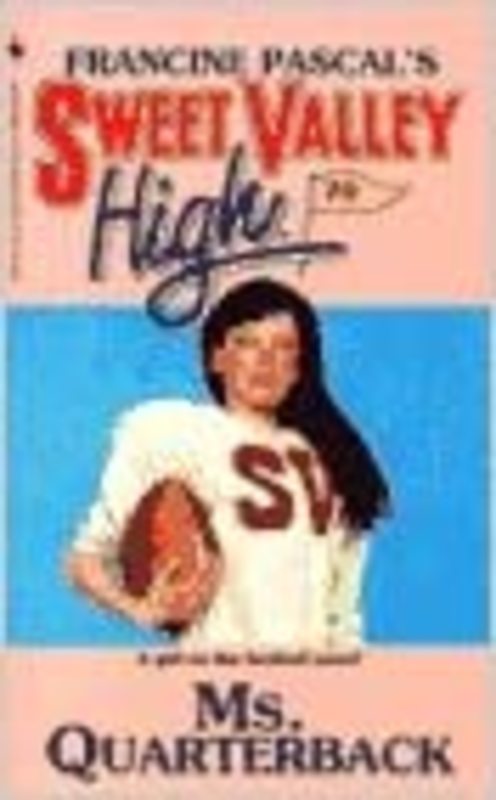 Book cover for "Ms. Quarterback" by Francine Pascal