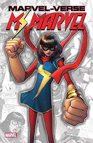 Book cover for "Ms. Marvel" by Noelle Stevenson