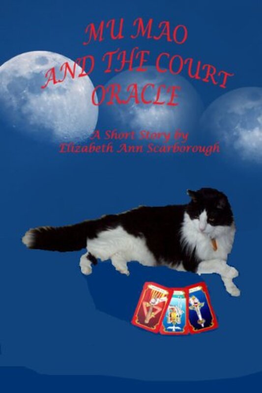 Book cover for "Mu Mao and the Court Oracle" by Elizabeth Ann Scarborough