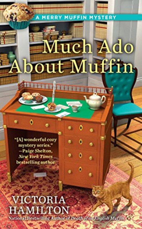 Book cover for "Much Ado About Muffin" by Victoria Hamilton