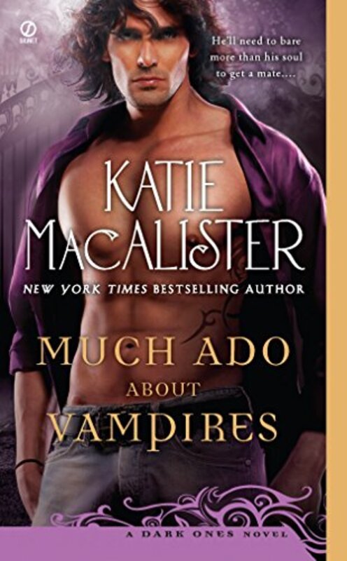 Book cover for "Much Ado About Vampires" by Katie MacAlister
