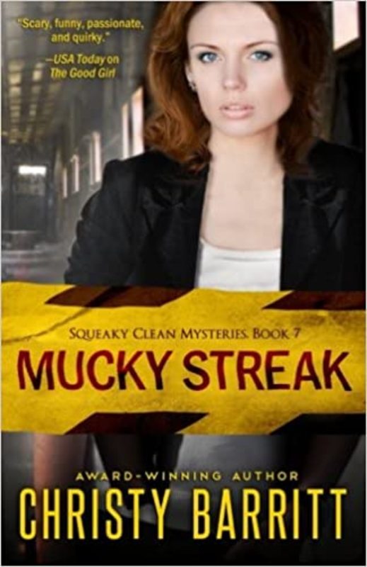 Book cover for "Mucky Streak" by Christy Barritt