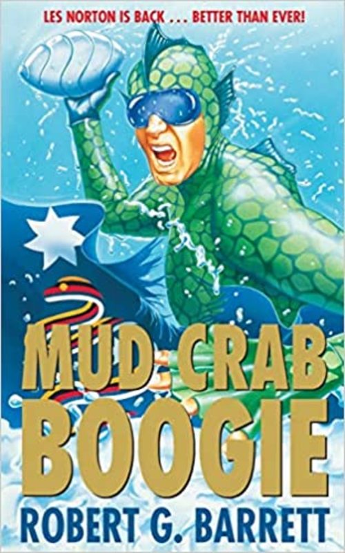 Book cover for "Mud Crab Boogie" by Robert George Barrett
