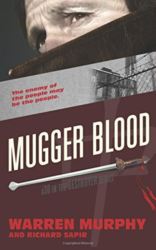Book cover for "Mugger Blood" by Warren Murphy