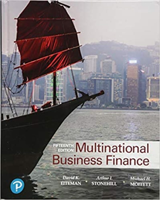 Book cover for "Multinational Business Finance" by David Eiteman