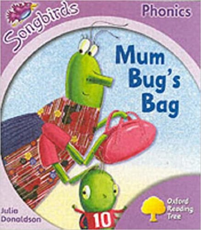 Book cover for "Mum Bug's Bag" by Julia Donaldson
