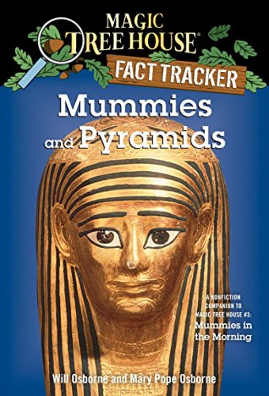 Book cover for "Mummies and Pyramids" by Mary Pope Osborne