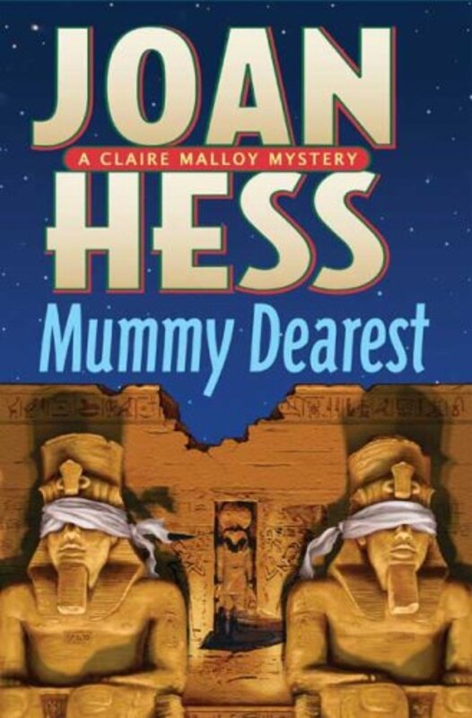 Book cover for "Mummy Dearest" by Joan Hess
