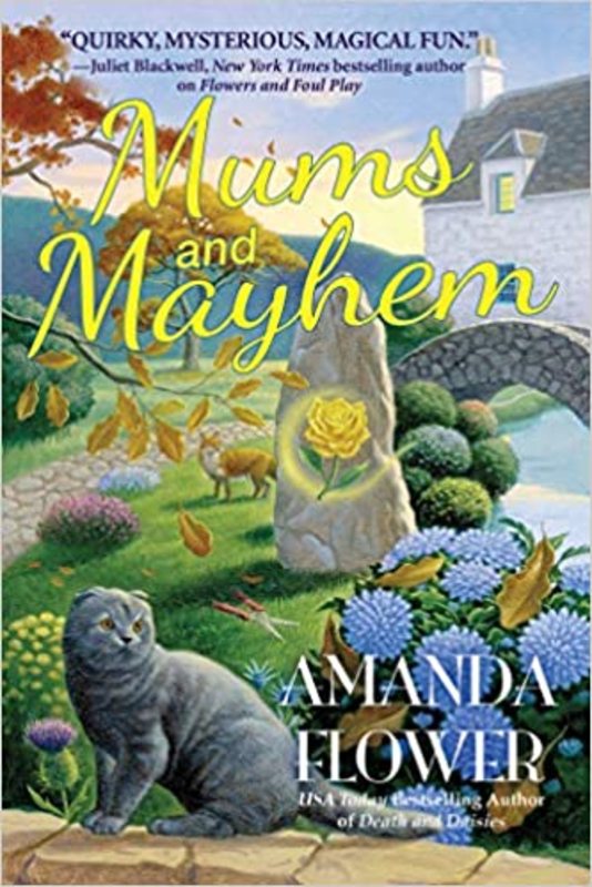 Book cover for "Mums and Mayhem" by Amanda Flower