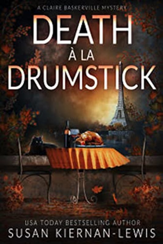 Book cover for "Murder à la Drumstick / Death à la Drumstick" by Susan Kiernan Lewis