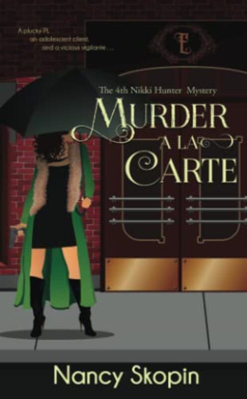 Book cover for "Murder A La Carte" by Nancy Skopin