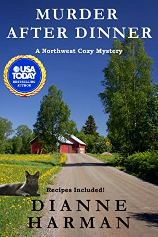 Book cover for "Murder After Dinner" by Dianne Harman