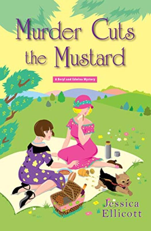 Book cover for "Murder Cuts the Mustard" by Jessica Ellicott