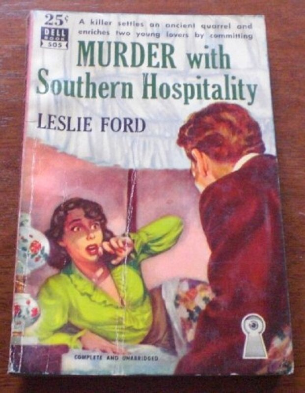 Book cover for "Murder Down South aka Muder with Southern Hospitality" by Leslie Ford
