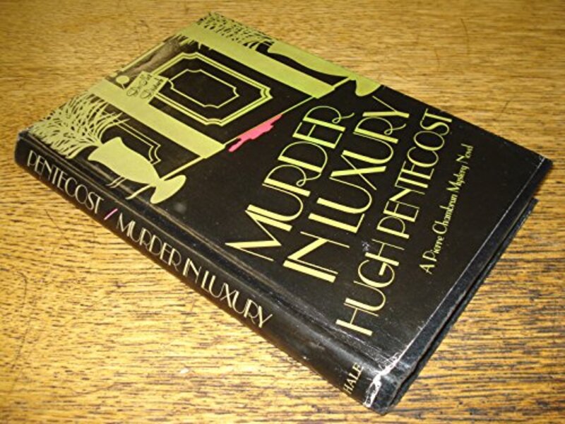 Book cover for "Murder In Luxury" by Hugh Pentecost