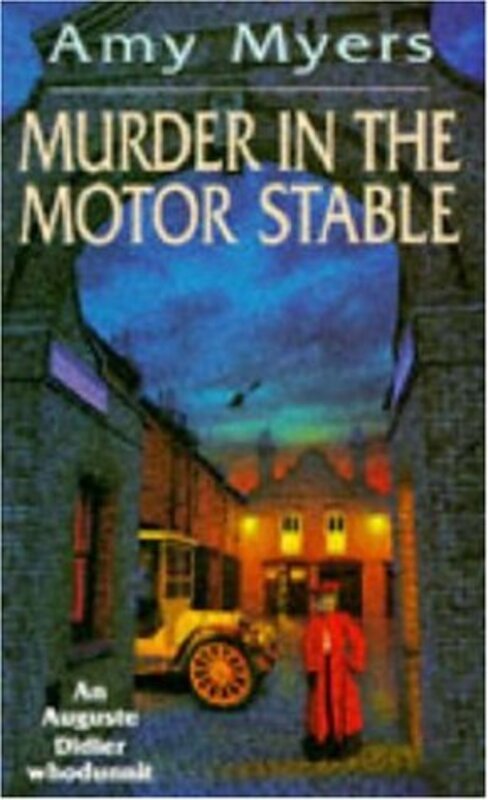 Book cover for "Murder In The Motor Stable" by Amy Myers