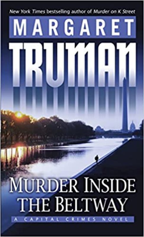 Book cover for "Murder Inside the Beltway" by Margaret Truman