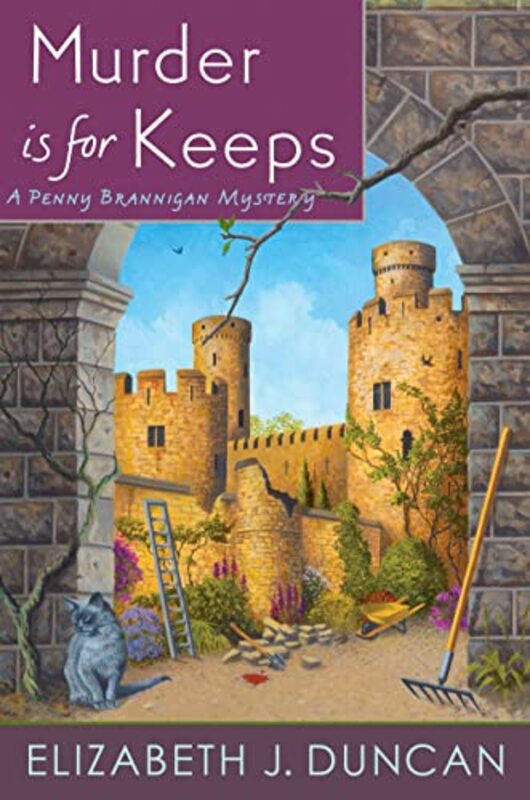 Book cover for "Murder Is for Keeps" by Elizabeth J Duncan