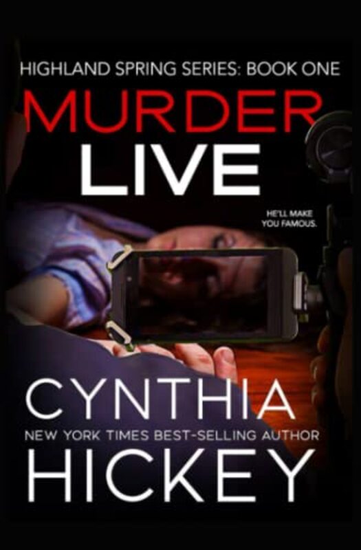 Book cover for "Murder Live" by Cynthia Hickey