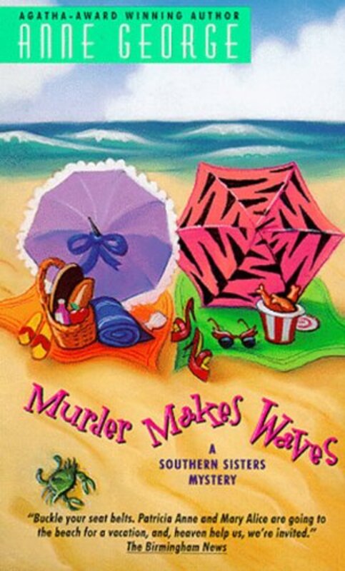 Book cover for "Murder Makes Waves" by Anne George