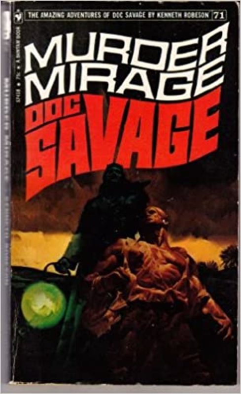 Book cover for "Murder Mirage" by Lester Dent