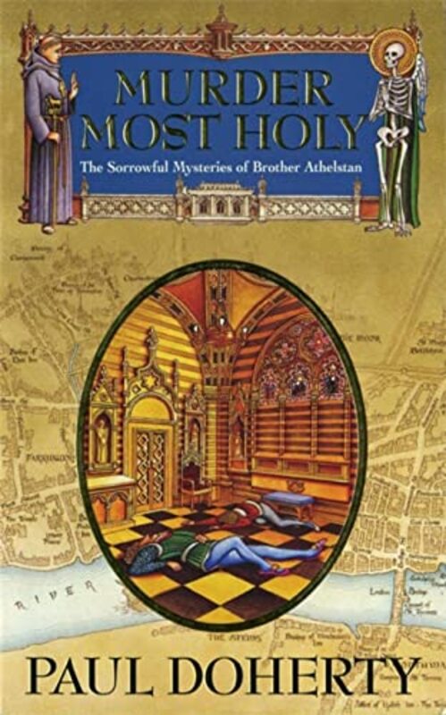 Book cover for "Murder Most Holy" by Paul Doherty