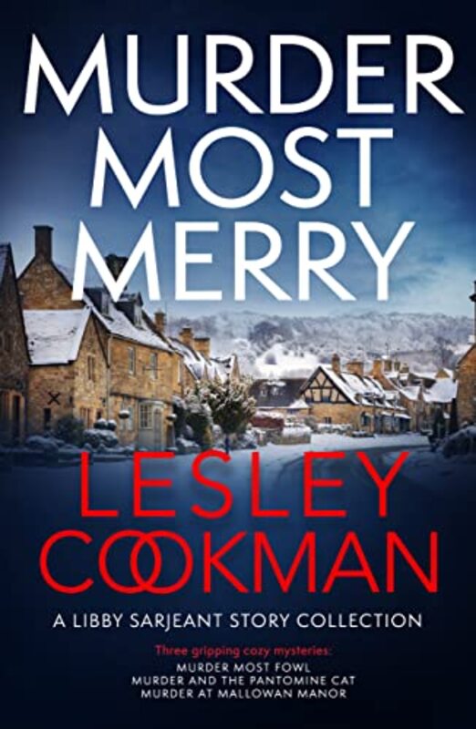 Book cover for "Murder Most Merry" by Lesley Cookman