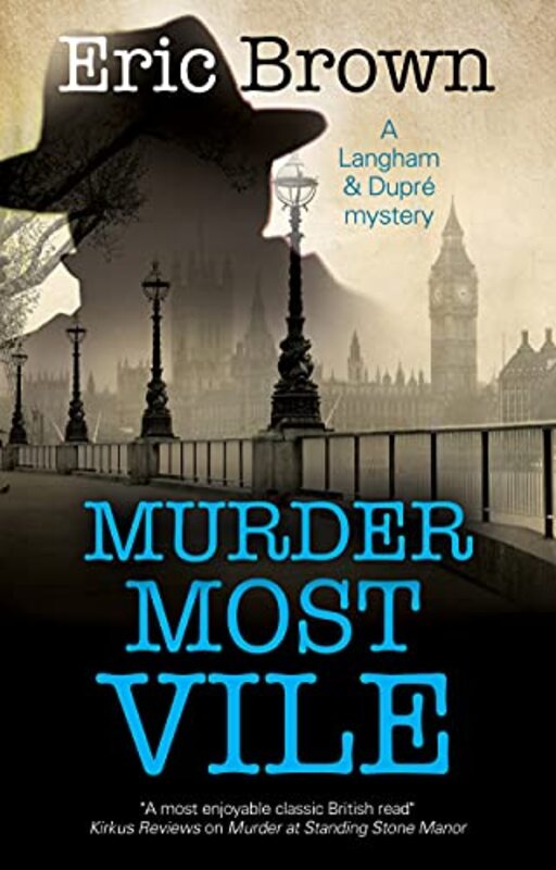 Book cover for "Murder Most Vile" by Eric Brown