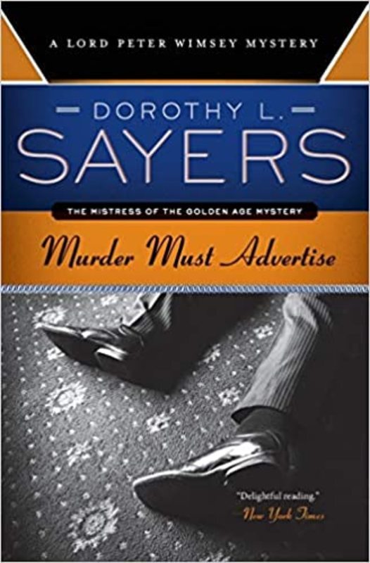 Book cover for "Murder Must Advertise" by Dorothy L. Sayers