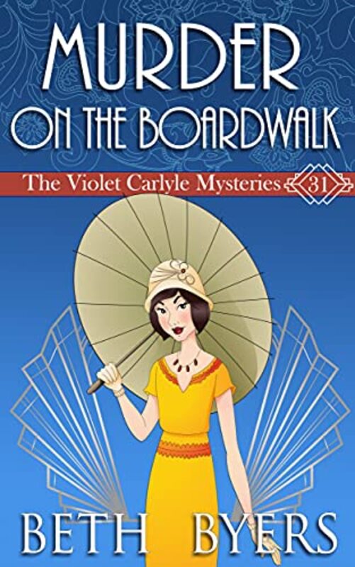 Book cover for "Murder On The Boardwalk" by Beth Byers
