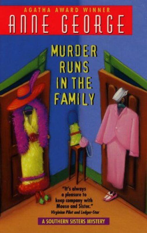 Book cover for "Murder Runs in the Family" by Anne George