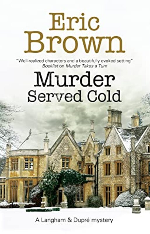 Book cover for "Murder Served Cold" by Eric Brown