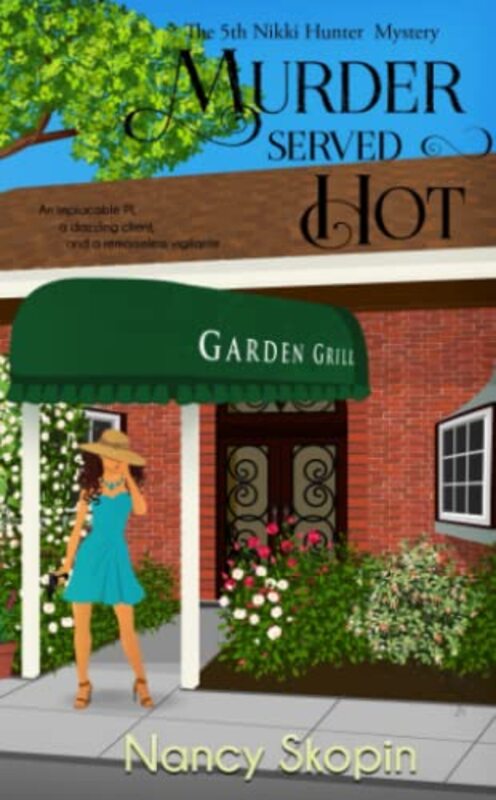 Book cover for "Murder Served Hot" by Nancy Skopin