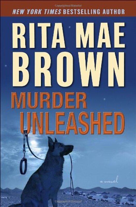 Book cover for "Murder Unleashed" by Rita Mae Brown
