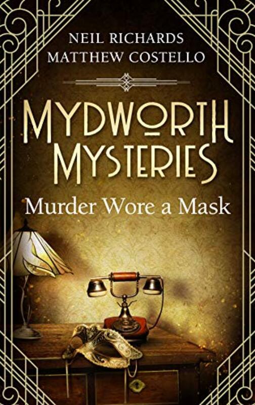 Book cover for "Murder Wore a Mask" by Neil Richards