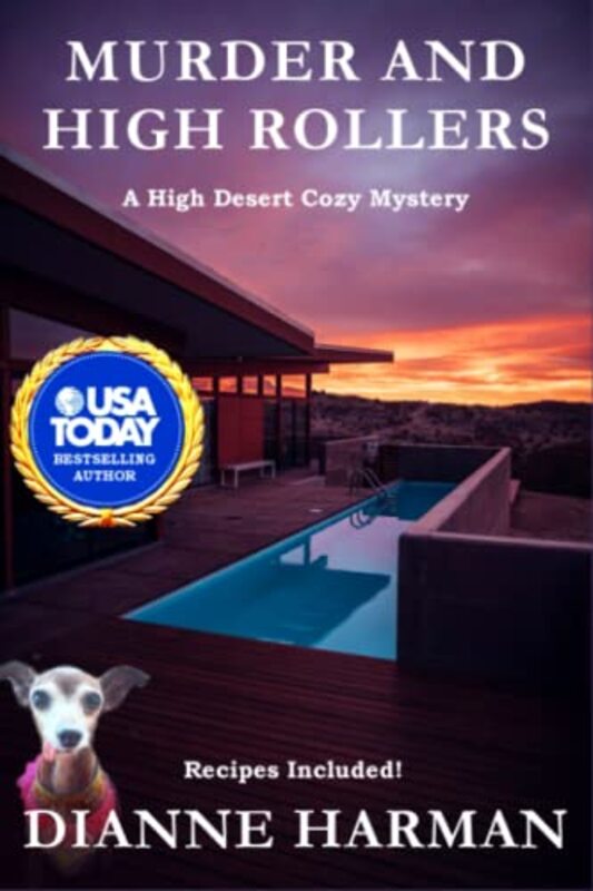 Book cover for "Murder and High Rollers" by Dianne Harman