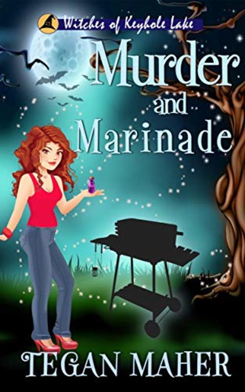 Book cover for "Murder and Marinade" by Tegan Maher
