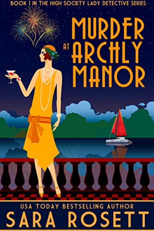 Book cover for "Murder at Archly Manor" by Sara Rosett