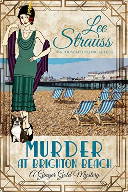 Book cover for "Murder at Brighton Beach" by Lee Strauss