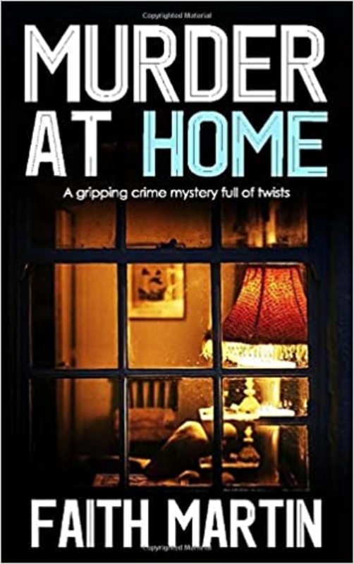 Book cover for "Murder at Home" by Faith Martin