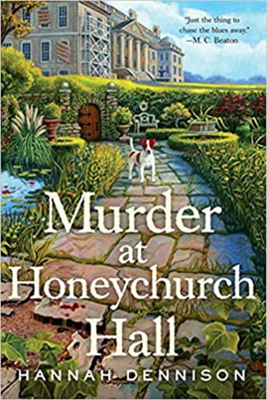 Book cover for "Murder at Honeychurch Hall" by Hannah Dennison