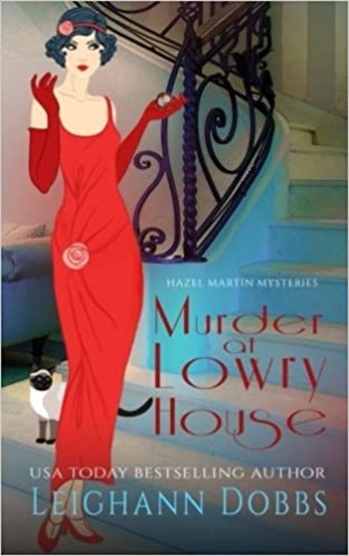 Book cover for "Murder at Lowry House" by Leighann Dobbs