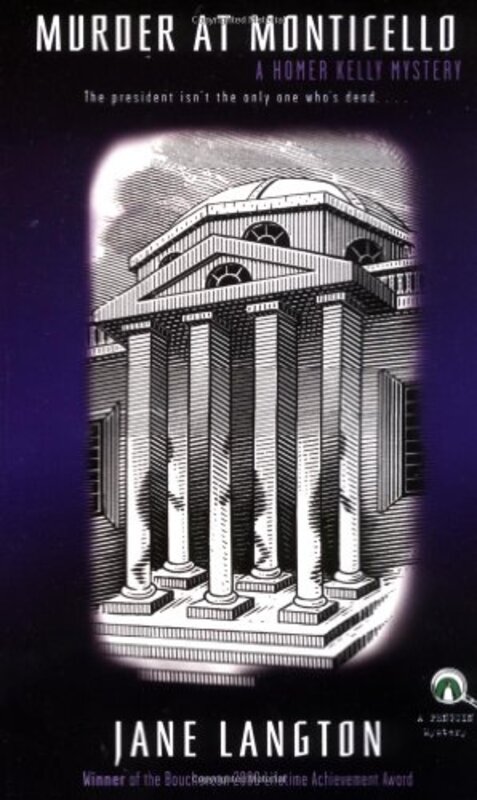 Book cover for "Murder at Monticello" by Jane Langton