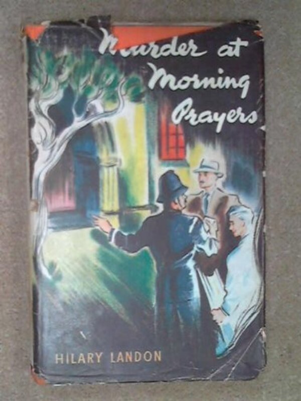 Book cover for "Murder at Morning Prayers" by George Bellairs