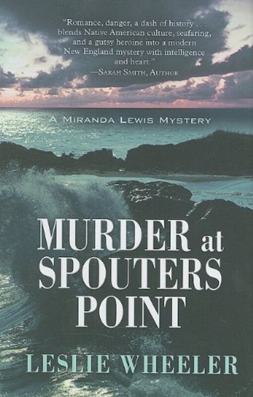 Book cover for "Murder at Spouters Point" by Leslie Wheeler