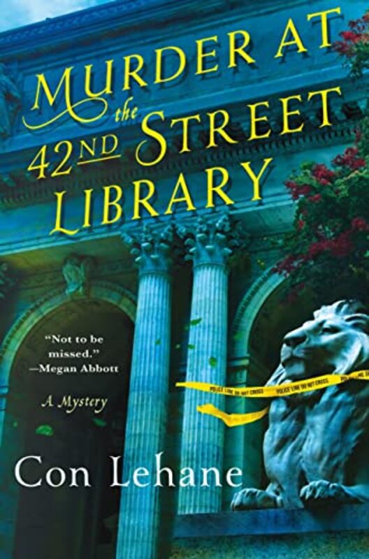 Book cover for "Murder at the 42nd Street Library" by Con Lehane