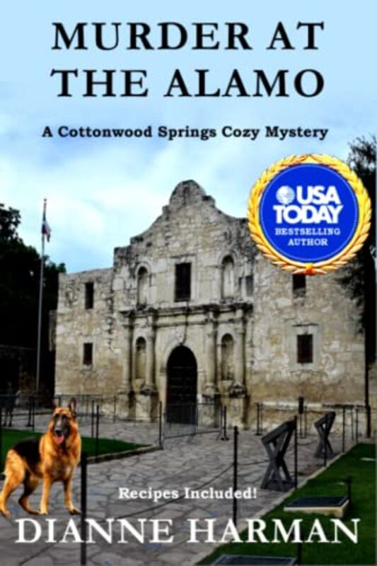 Book cover for "Murder at the Alamo" by Dianne Harman